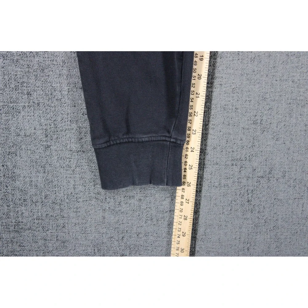 Gymshark Mens Black Crest Joggers Sweatpants Tapered Fleece Size Large A1A2A